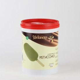 STICKAWAY PURE PISTACHIO 1.2 KG. - ICE CREAM STICK COVERING LEAGEL