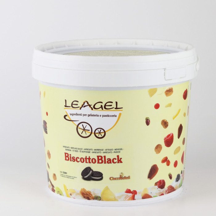 BISCOTTOBLACK CREAM (DARK BISCUIT CHOCOLATE) 5KG