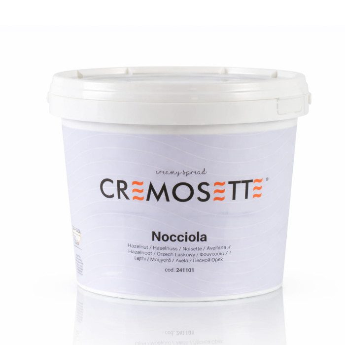 HAZELNUT CREAM CREMOSETTE 5.5 KG. - SPREADABLE PASTRY CREAM LEAGEL